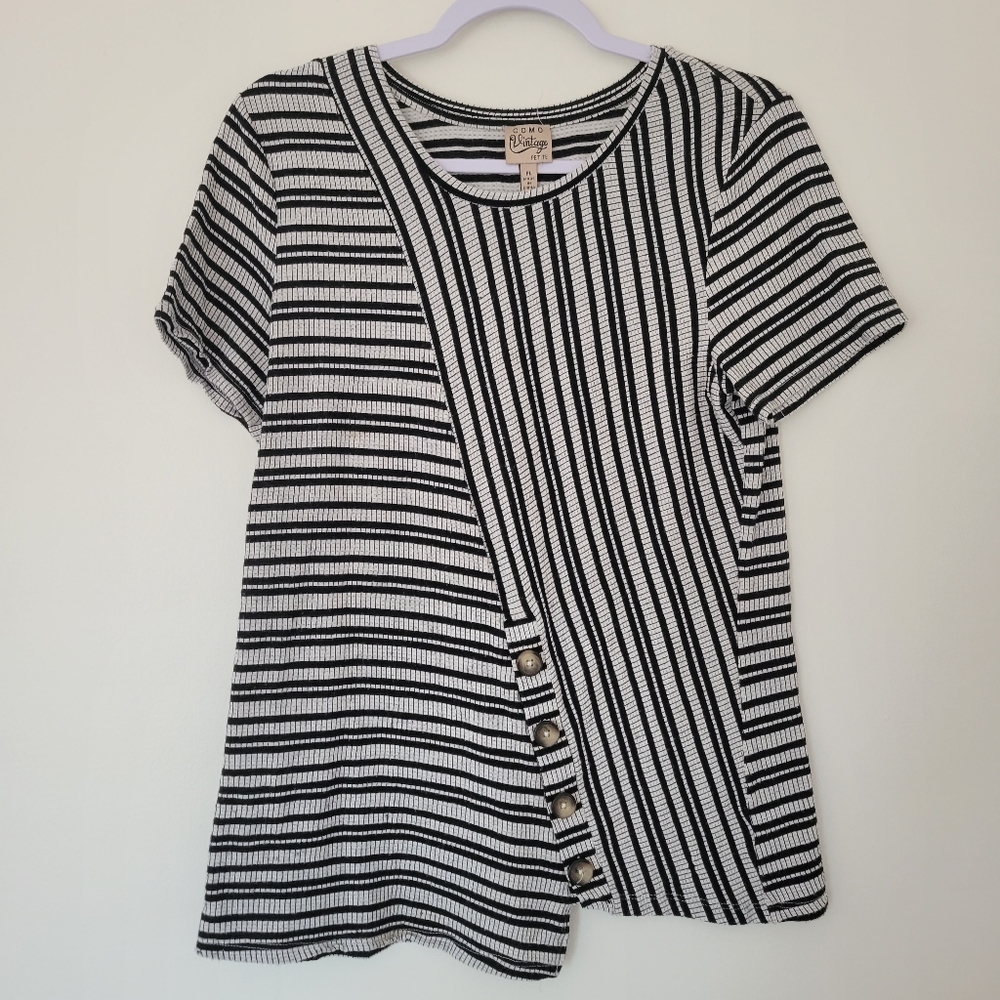Como Vintage Asymmetrical Boho Top Lp